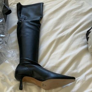 New Angel Alarcon black leather boot